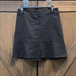 cute BR pinstripe peplum hem miniskirt, Sz2
